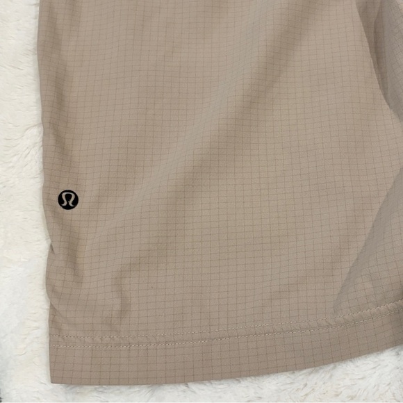 Lululemon 32 Tag Actual 30x10 Men’s Ripstop Active Performance Beige Tan Shorts - Picture 4 of 6